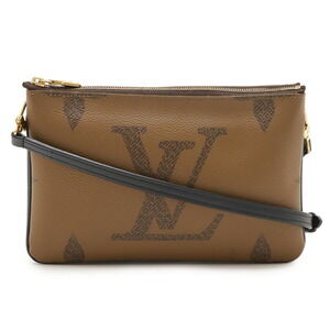 LOUIS VUITTON Monogram Giant Reverse Pochette Double Zip Shoulder Bag/Clutch ...